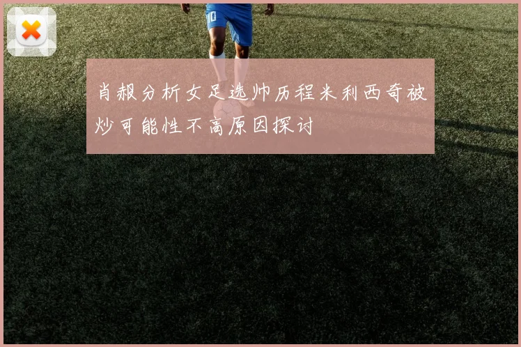 肖赧分析女足选帅历程米利西奇被炒可能性不高原因探讨